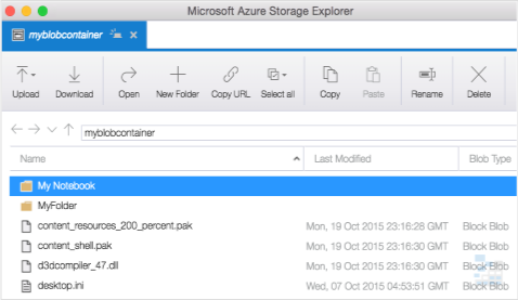 Captura Azure File Storage