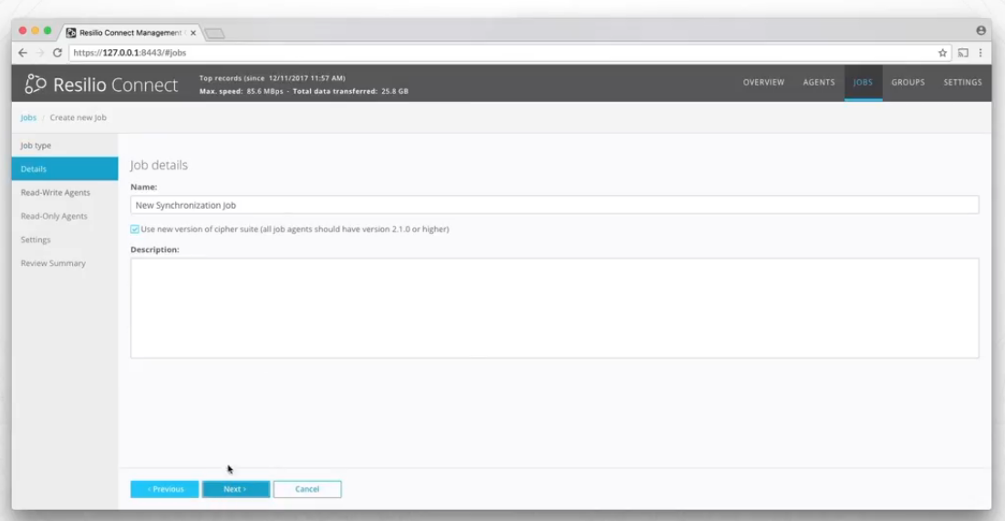 Captura Resilio Connect