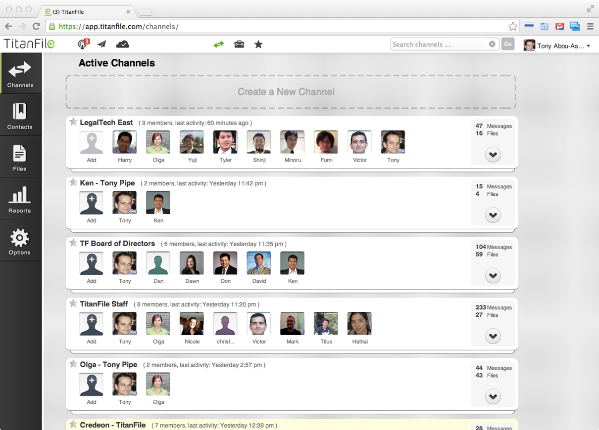 Captura TitanFile Software