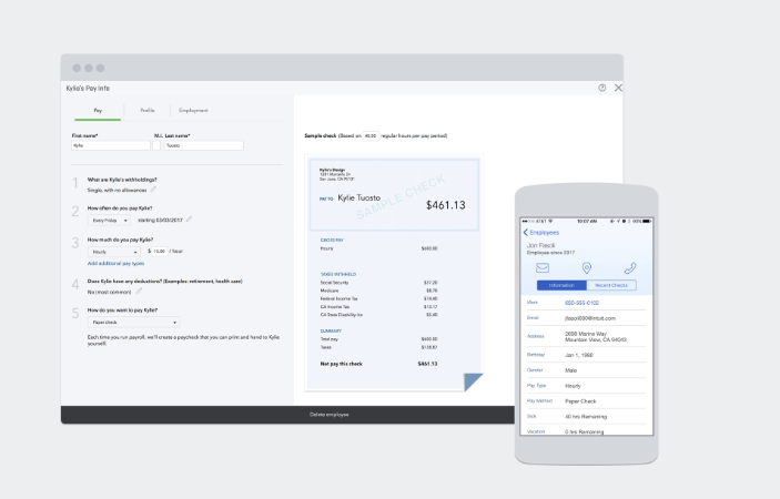 Captura Intuit Payroll