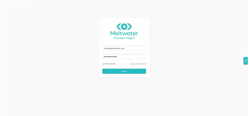 Captura Meltwater Marketing RRSS