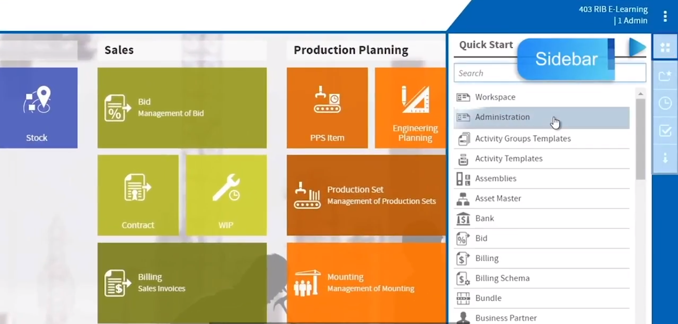Captura iTWO 4.0 Construcción