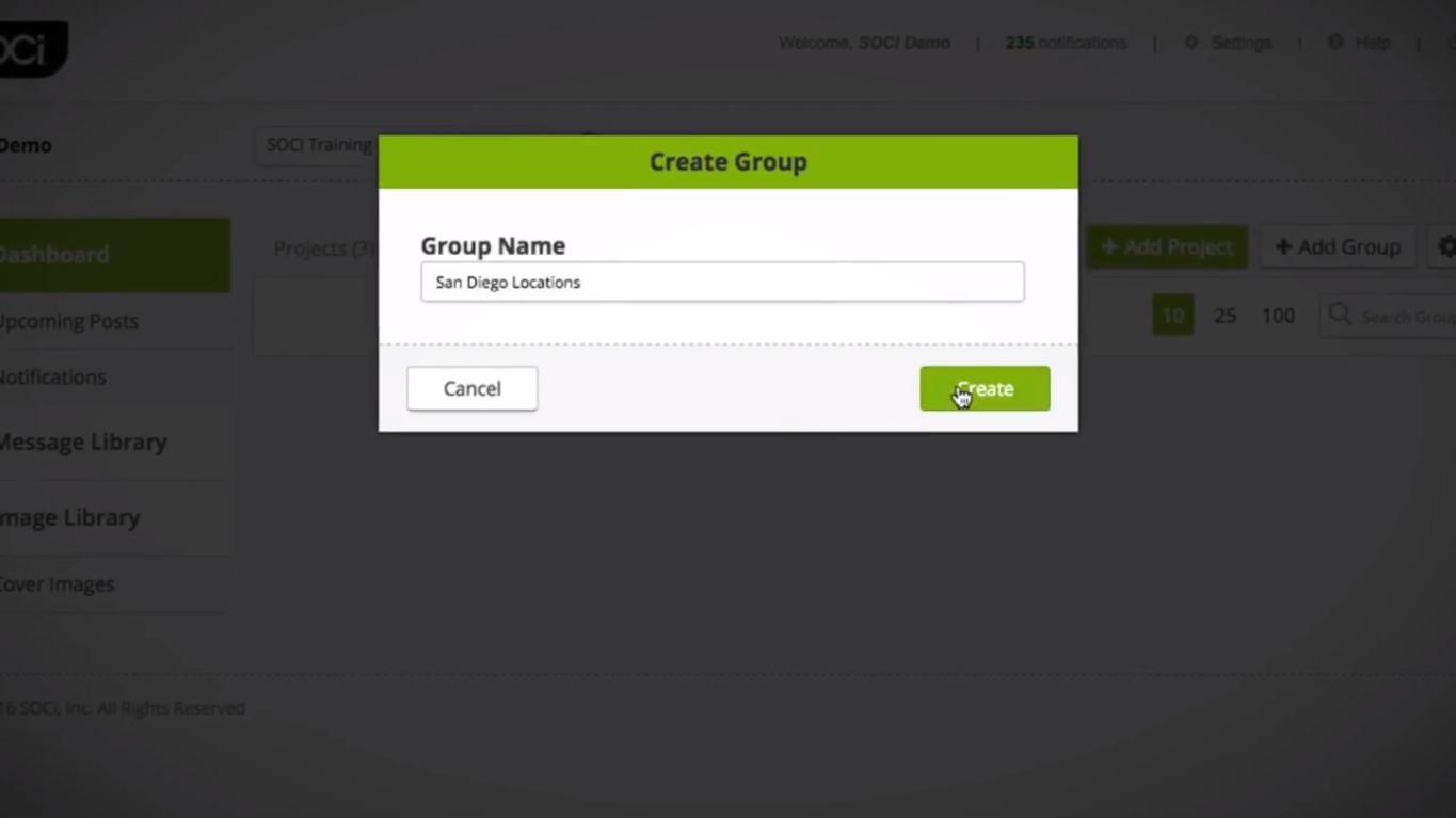 Captura SOCi Marketing Redes Sociales