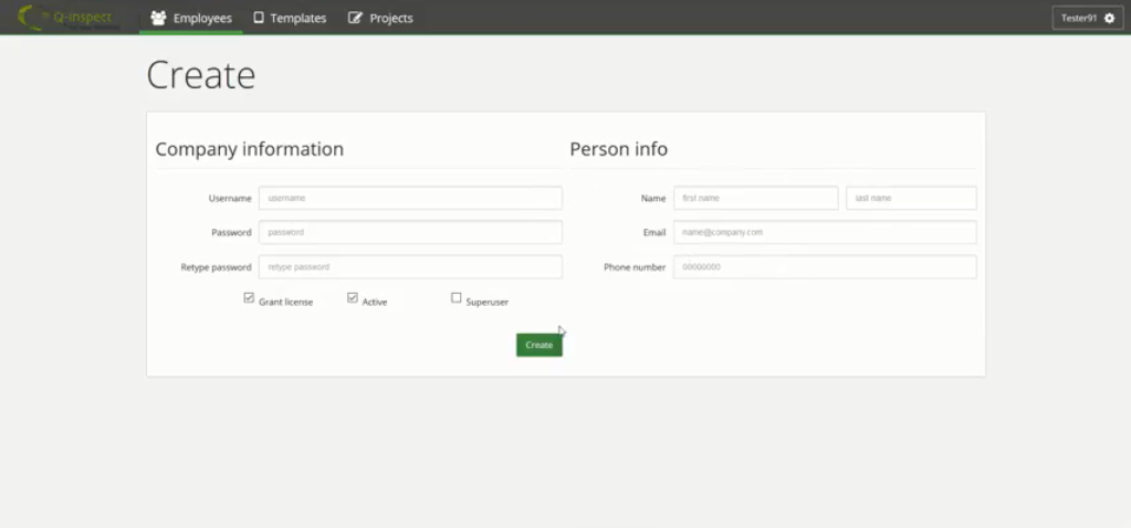 Captura QReport Software CMMS