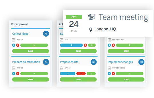 Captura 9teams Gestión de Proyectos