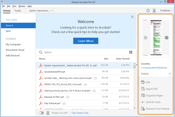 Captura Adobe Acrobat
