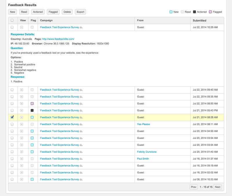 Captura Feedback Lite