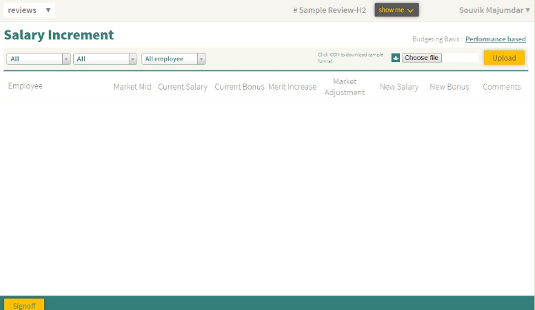 Captura GroSum Rendimiento