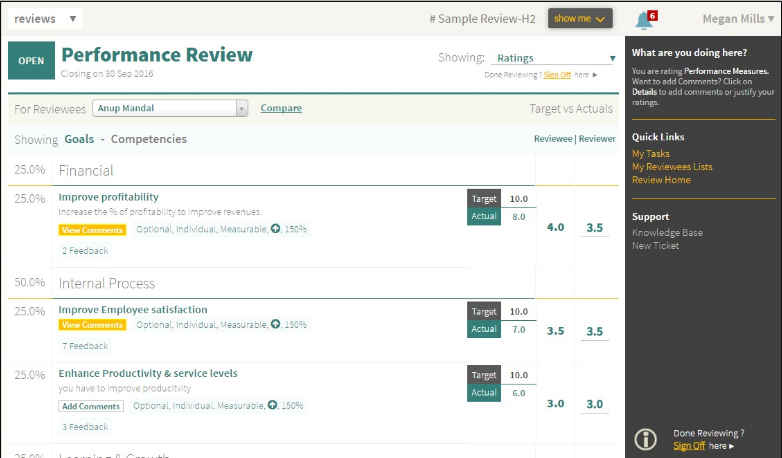 Captura GroSum Rendimiento