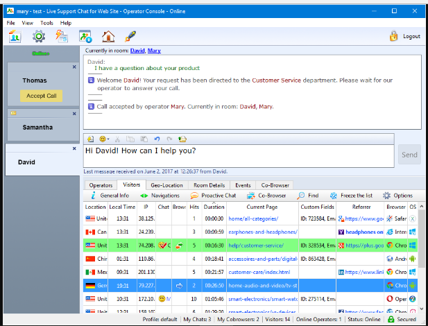 Captura Provide Support