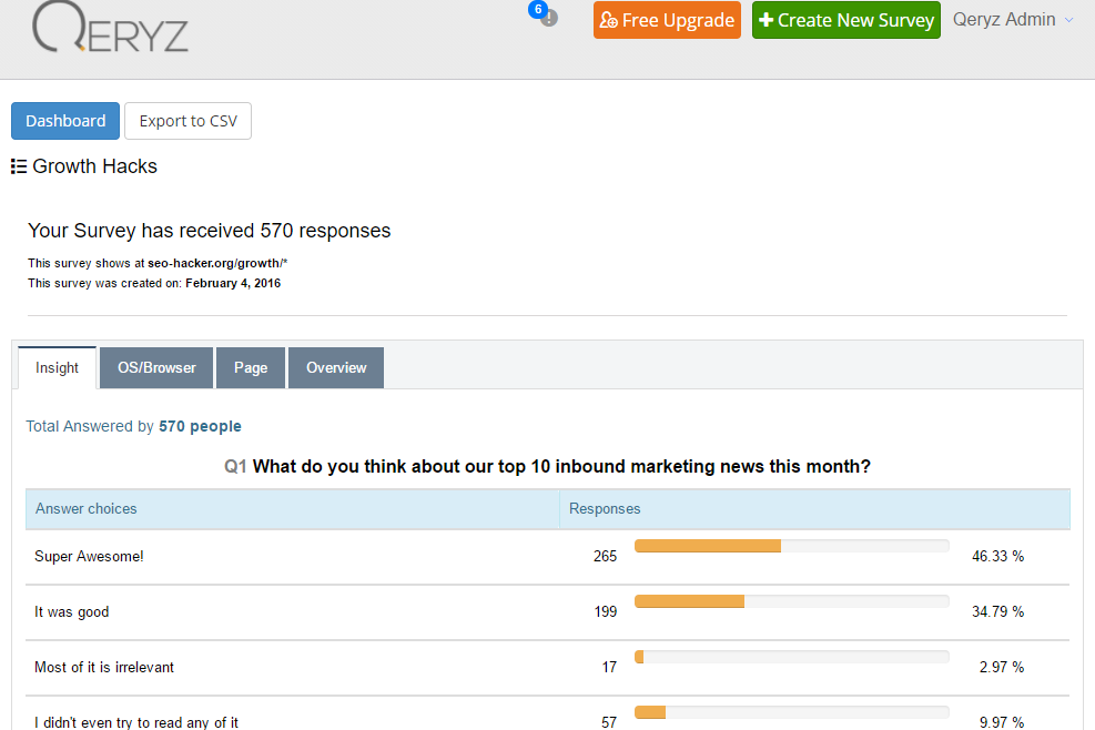 Captura Qeryz Software Encuestas