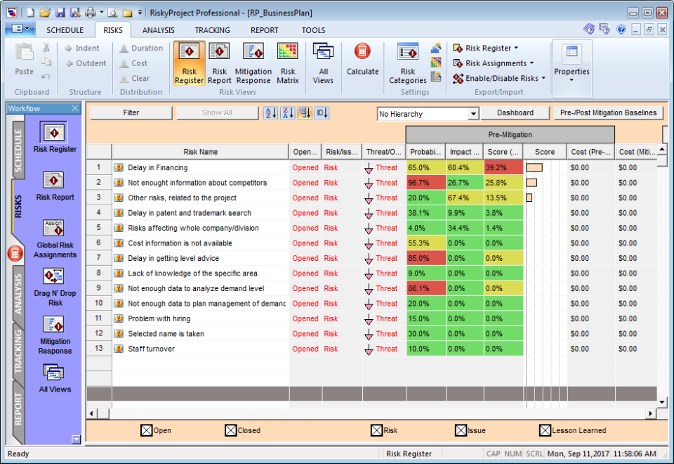 Captura RiskyProject
