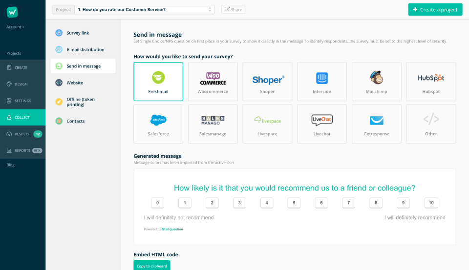 Captura Startquestion