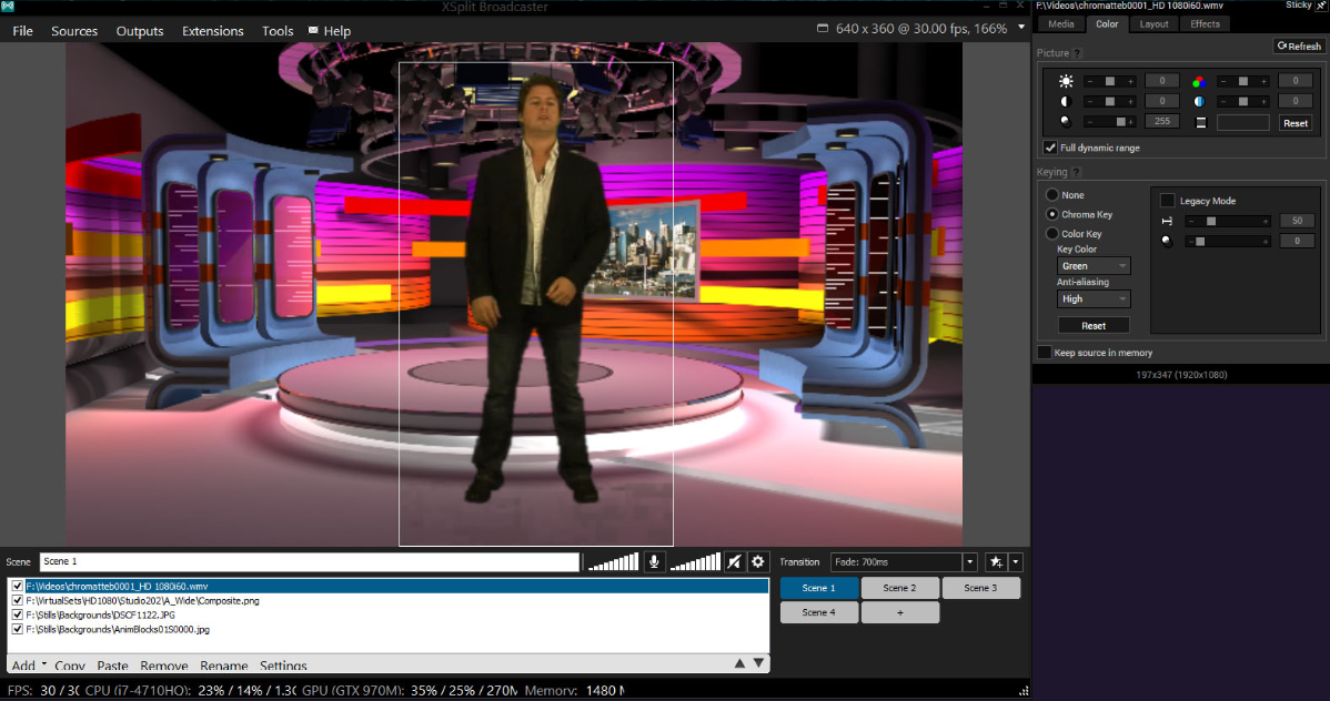 Captura XSplit Broadcaster