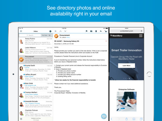 Captura Blackberry Work