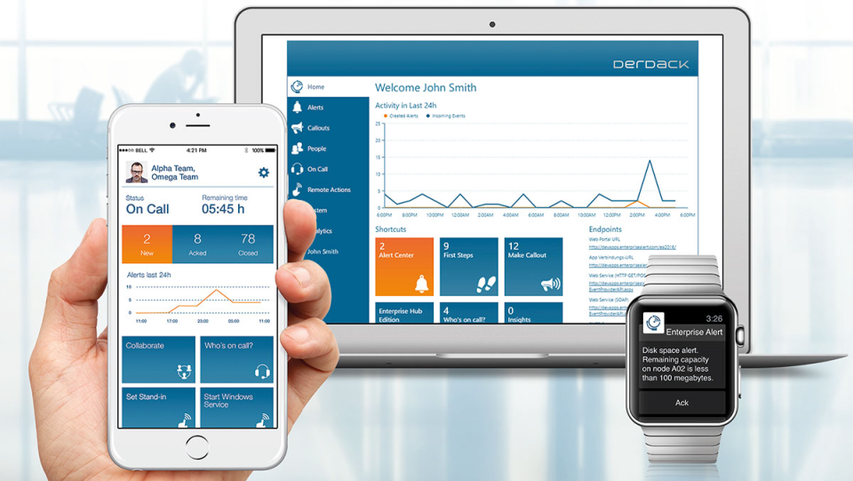 Captura DERDACK Enterprise Alert