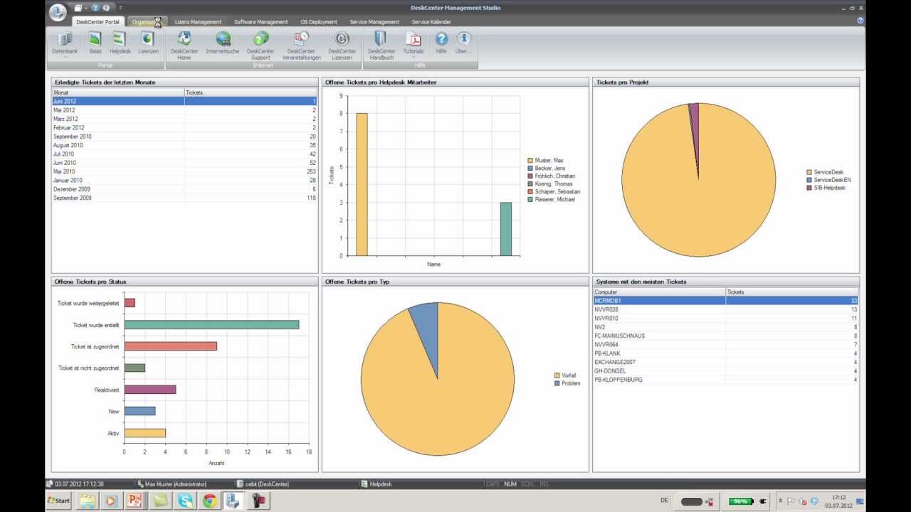 Captura DeskCenter Management Suite