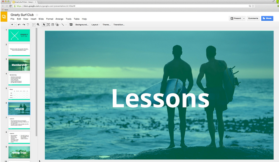 Captura Presentaciones Google