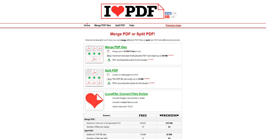 Captura iLovePDF
