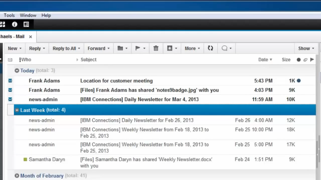 Captura IBM Notes