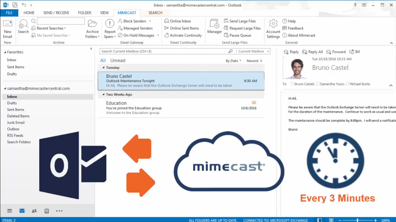 Captura Mimecast Mailbox