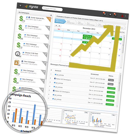 Captura Rignite Social Media