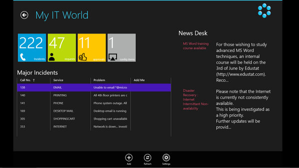 Captura vFire Soporte TI