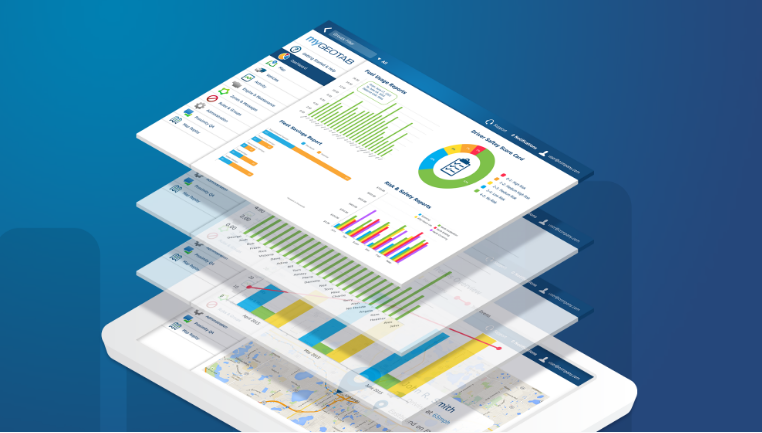 Captura GEOTAB Gestión de Flotas