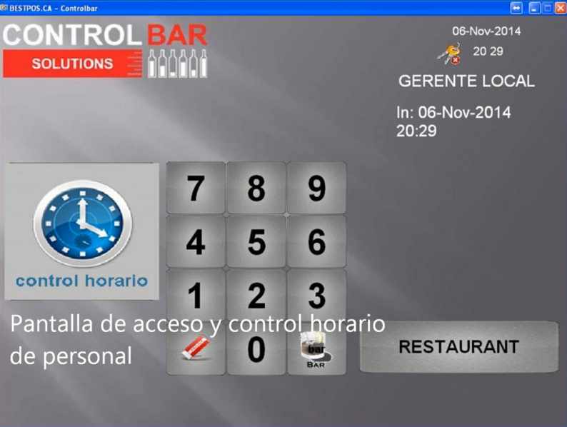 Captura BEST Administración Restaurantes