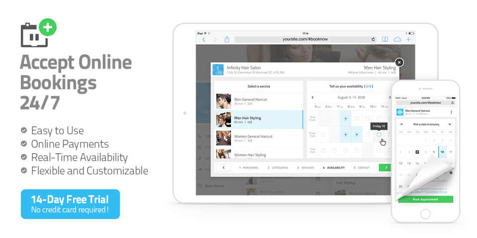 Captura booxi Spa y Salón
