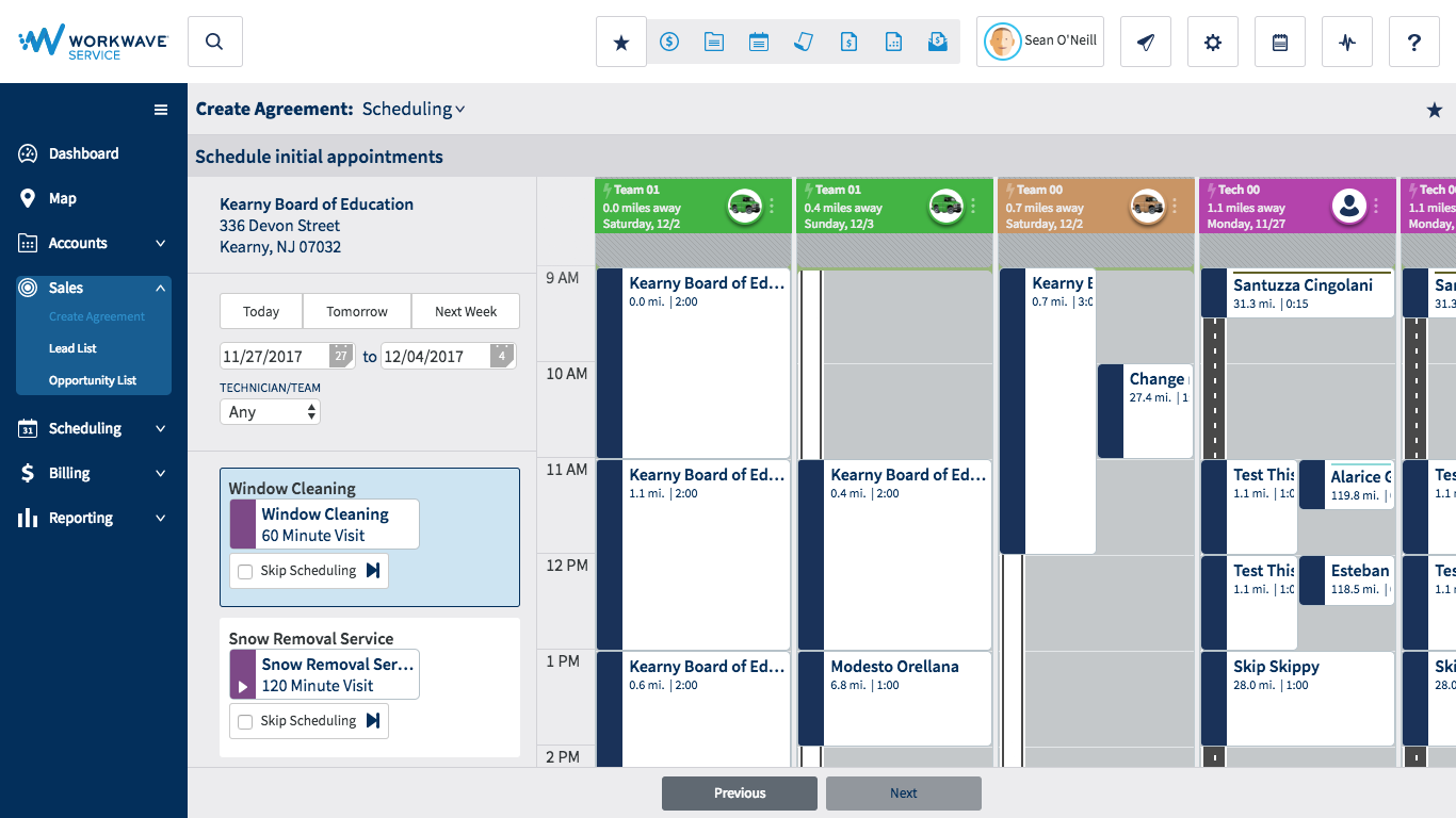 Captura WorkWave Service