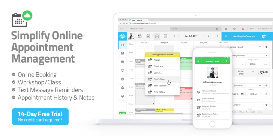 Captura booxi Spa y Salón