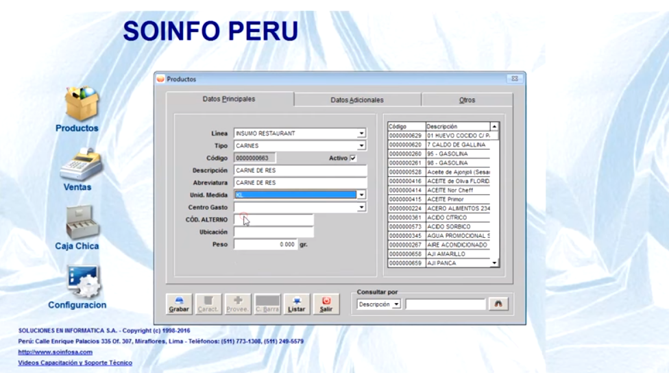 Captura SICO RESTAURANTES