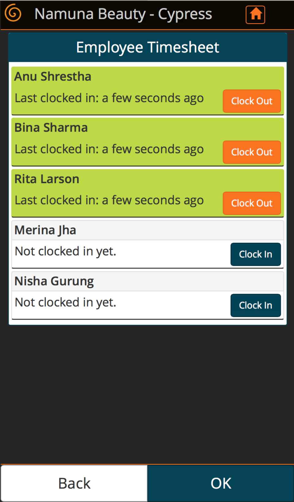 Captura Uzeli Administración Spa y Salón