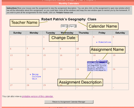 Captura Assign A Day