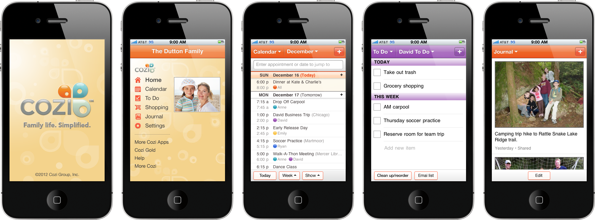 Captura Cozi Calendarios