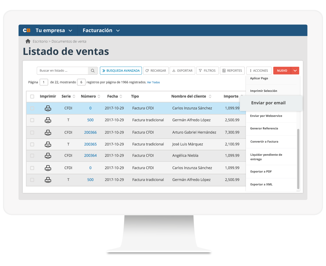 Captura ClickBalance POS