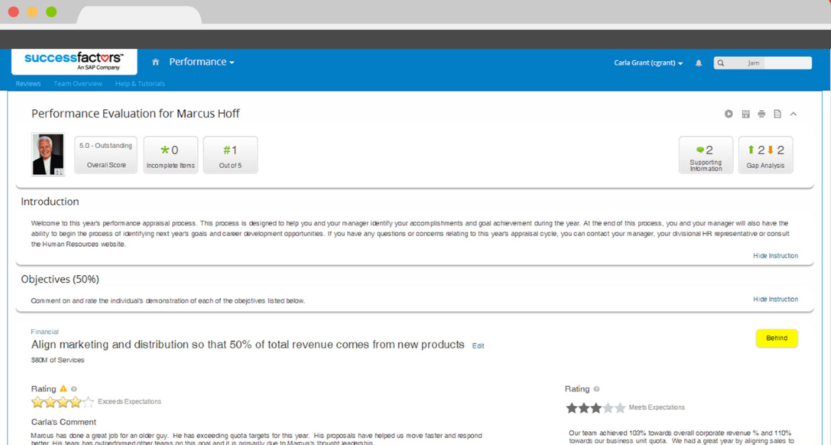 Captura SuccessFactors Software