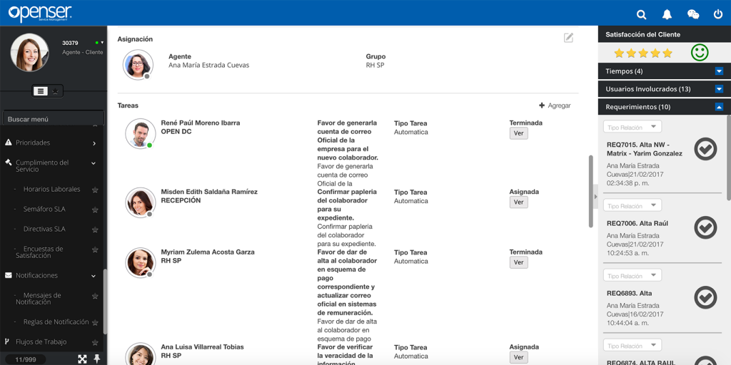 Captura Openser Soporte TI