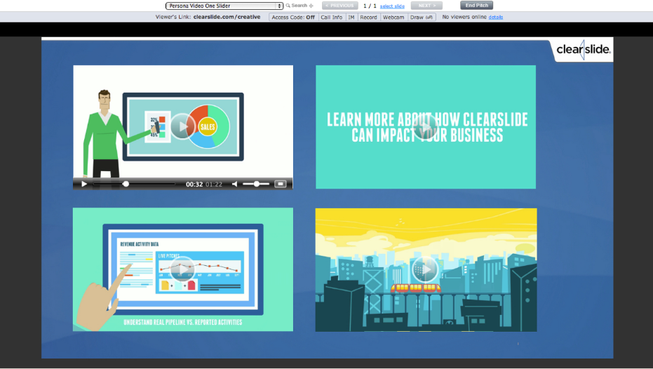 Captura ClearSlide Presentations