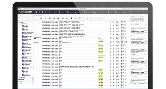 Captura MovilData FLEETMANAGER