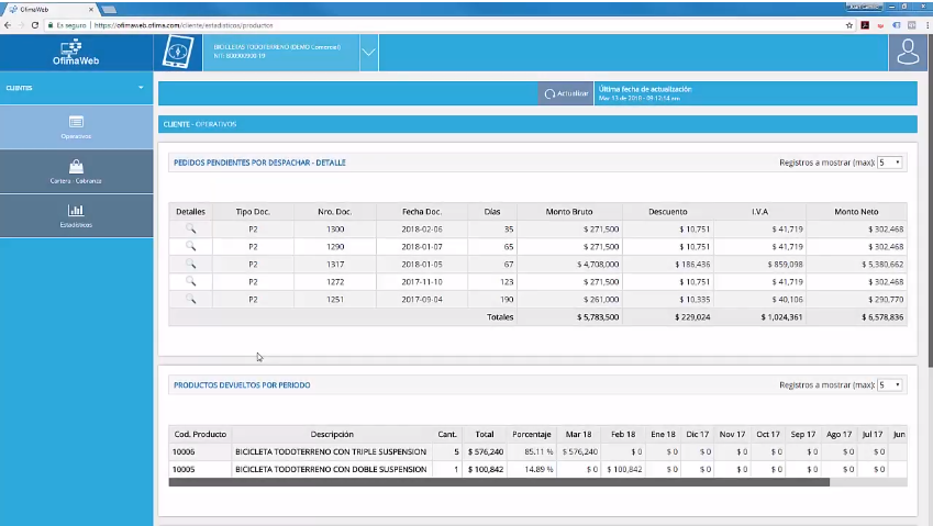 Captura Ofima Software Nómina