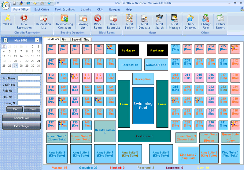 Captura eZee FrontDesk