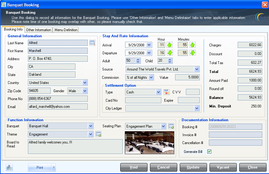 Captura eZee FrontDesk