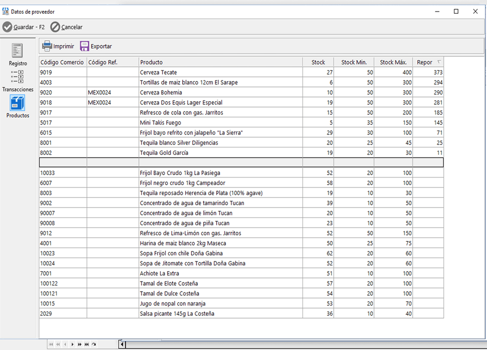 Captura NEXTAR Software