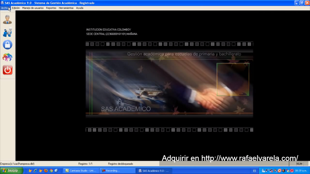 Captura SAS Académico