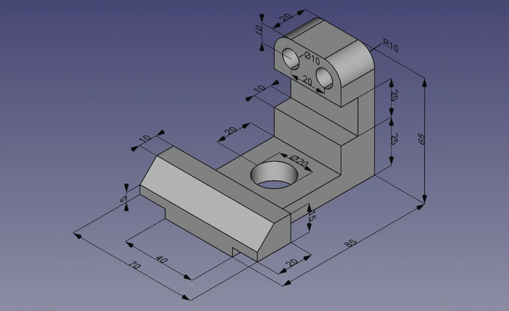 Captura FreeCAD Modelado 3D