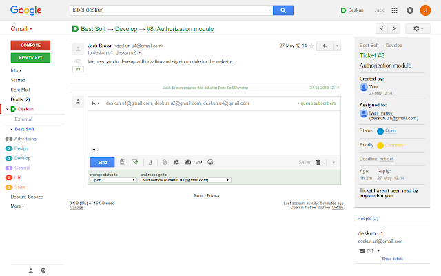 Captura Deskun Mesa de Ayuda