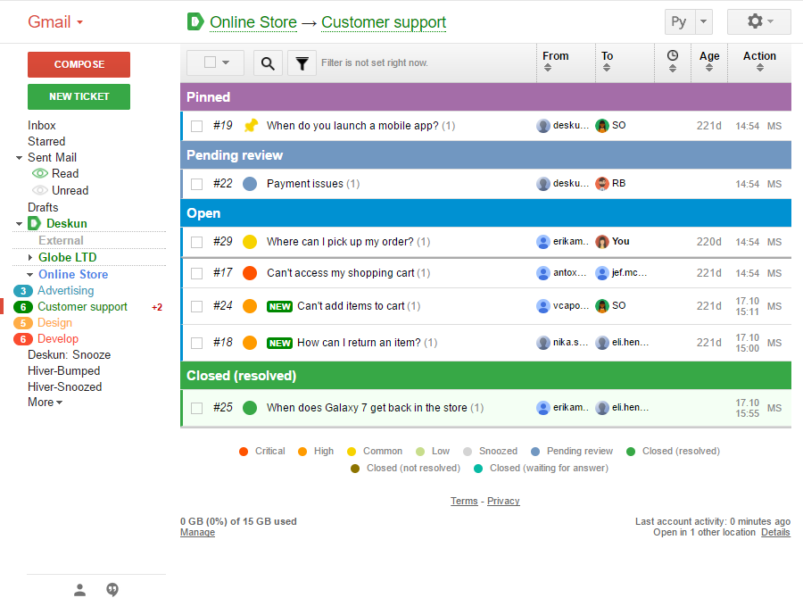 Captura Deskun Mesa de Ayuda