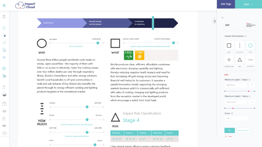 Captura SoPact Impacto Social